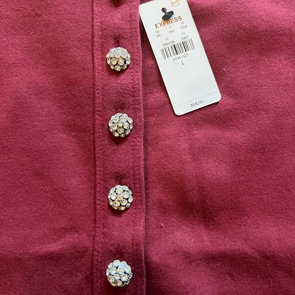 Express Rhinestone Sweater - Picture 5 of 5